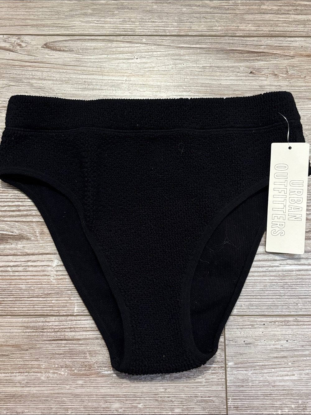 Urban Outfitters Black High-Rise Bikini Brief